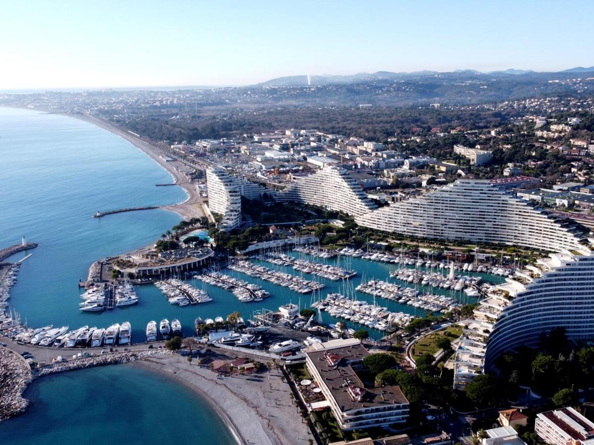 Blue Terrace Apartment - Marina Baie Des Anges Villeneuve-Loubet Luaran gambar