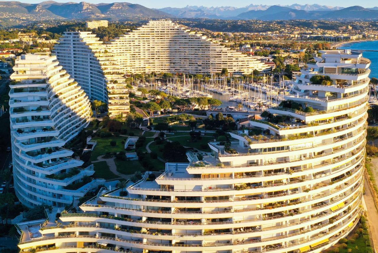 Blue Terrace Apartment - Marina Baie Des Anges Villeneuve-Loubet Luaran gambar