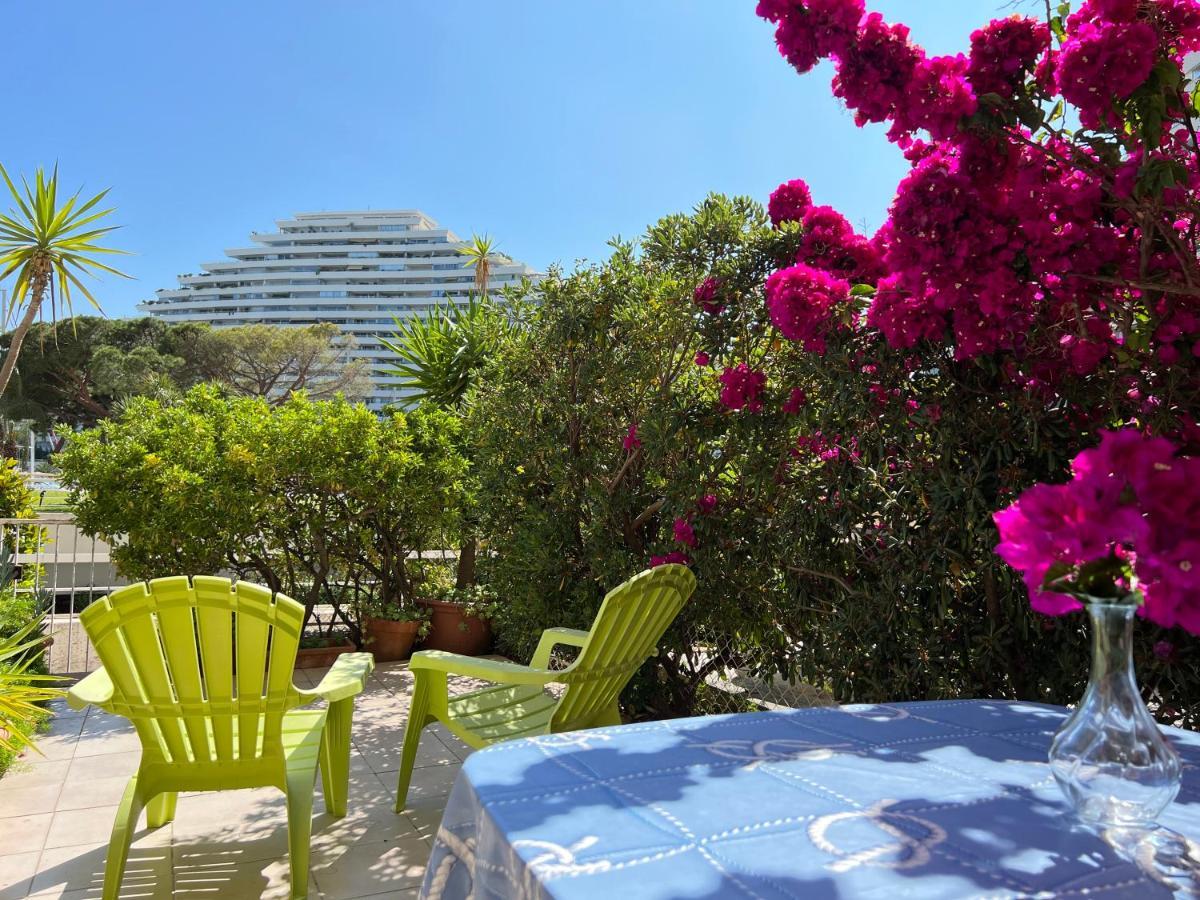 Blue Terrace Apartment - Marina Baie Des Anges Villeneuve-Loubet Luaran gambar